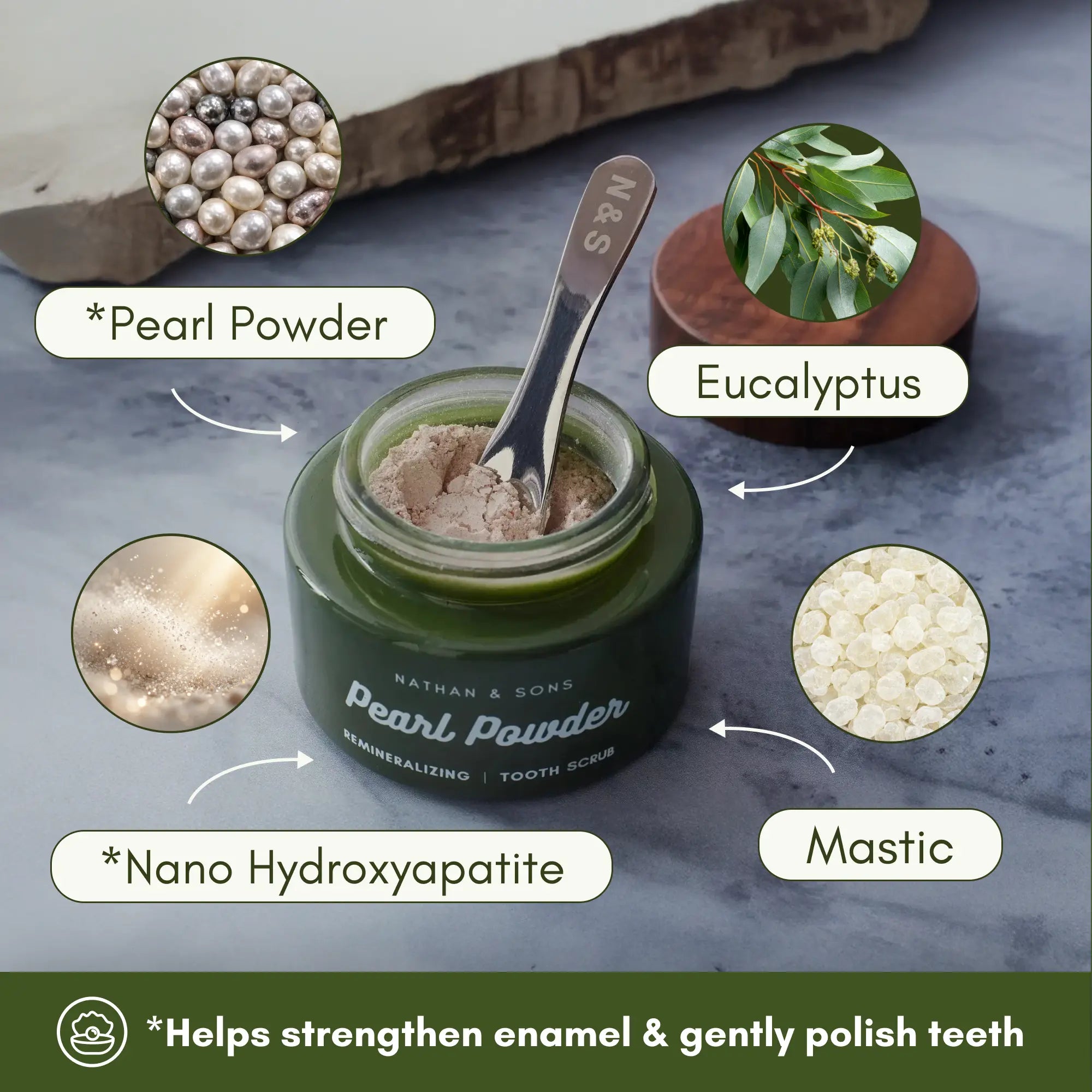 Pearl Powder Tooth Scrub