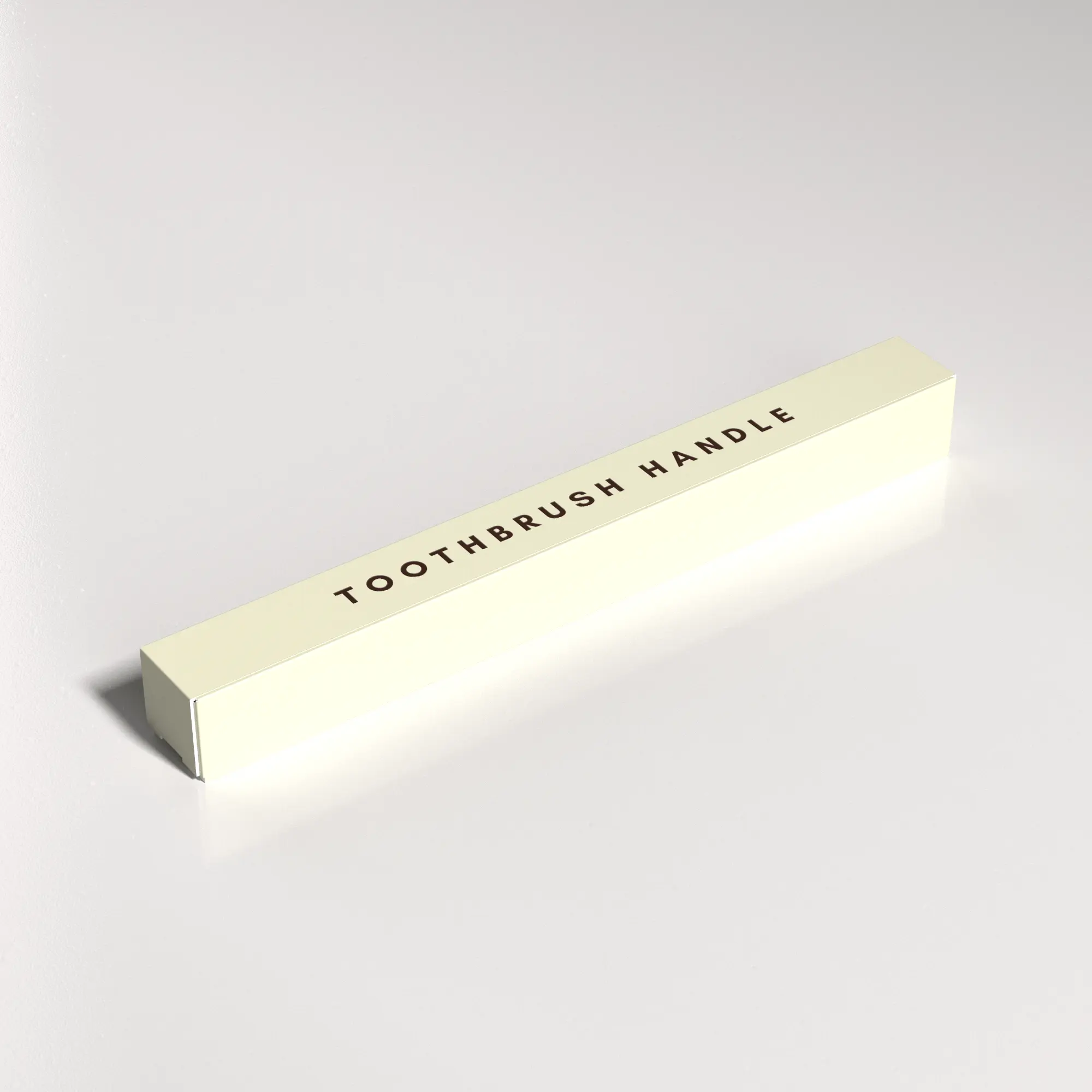 Side view of the Nathan and Sons Toothbrush Handle packaging