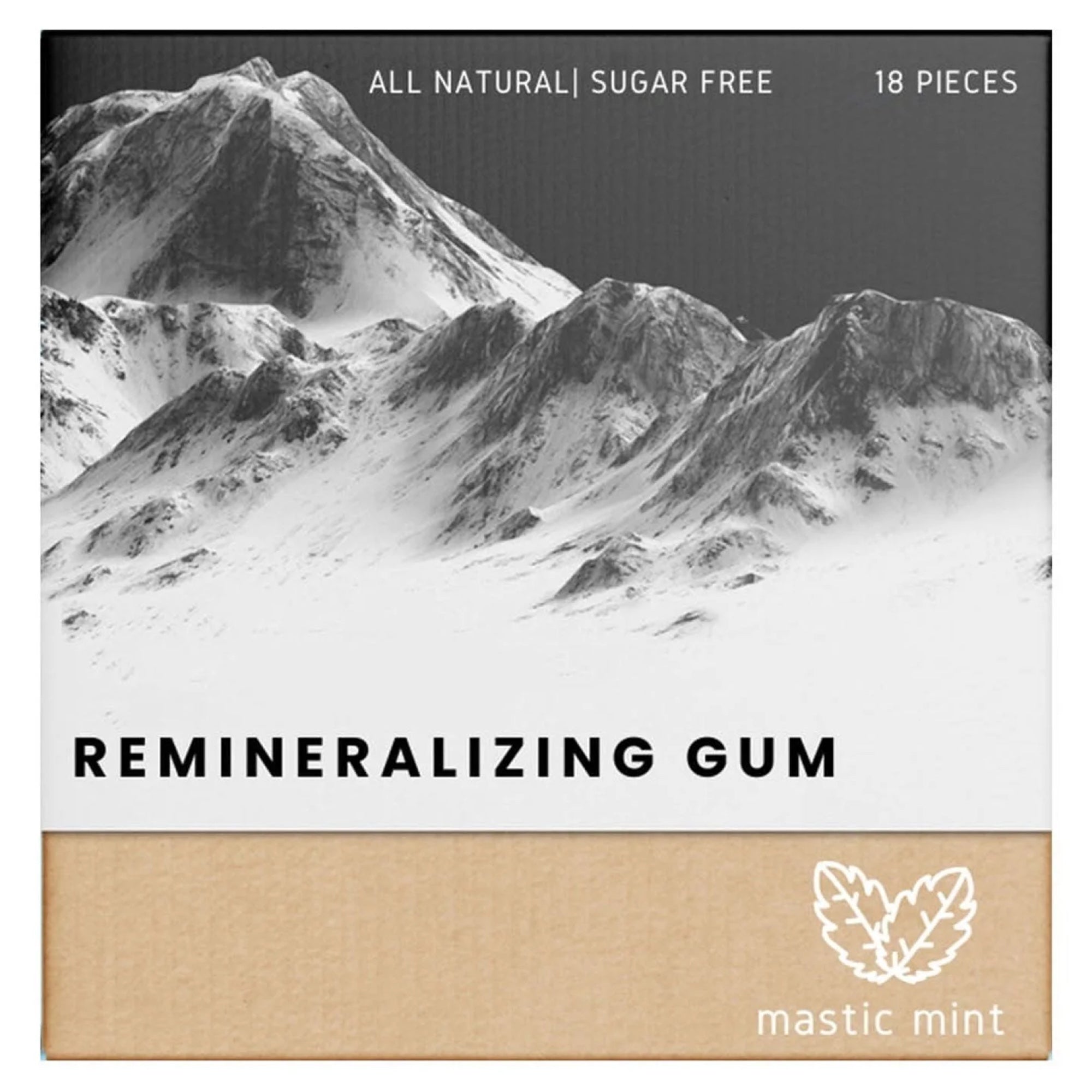 Underbrush counterfeit example - mountains in package
