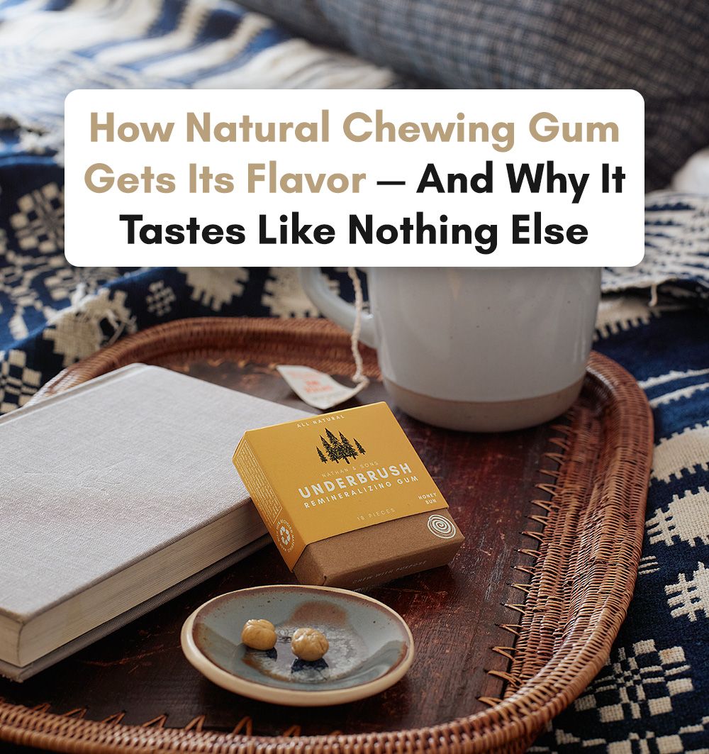 How Natural Chewing Gum Gets Its Flavor — And Why It Tastes Like Nothing Else