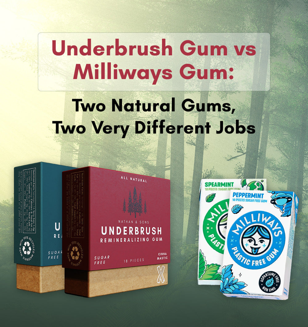 Underbrush Gum vs Milliways Gum: Two Natural Gums, Two Very Different Jobs