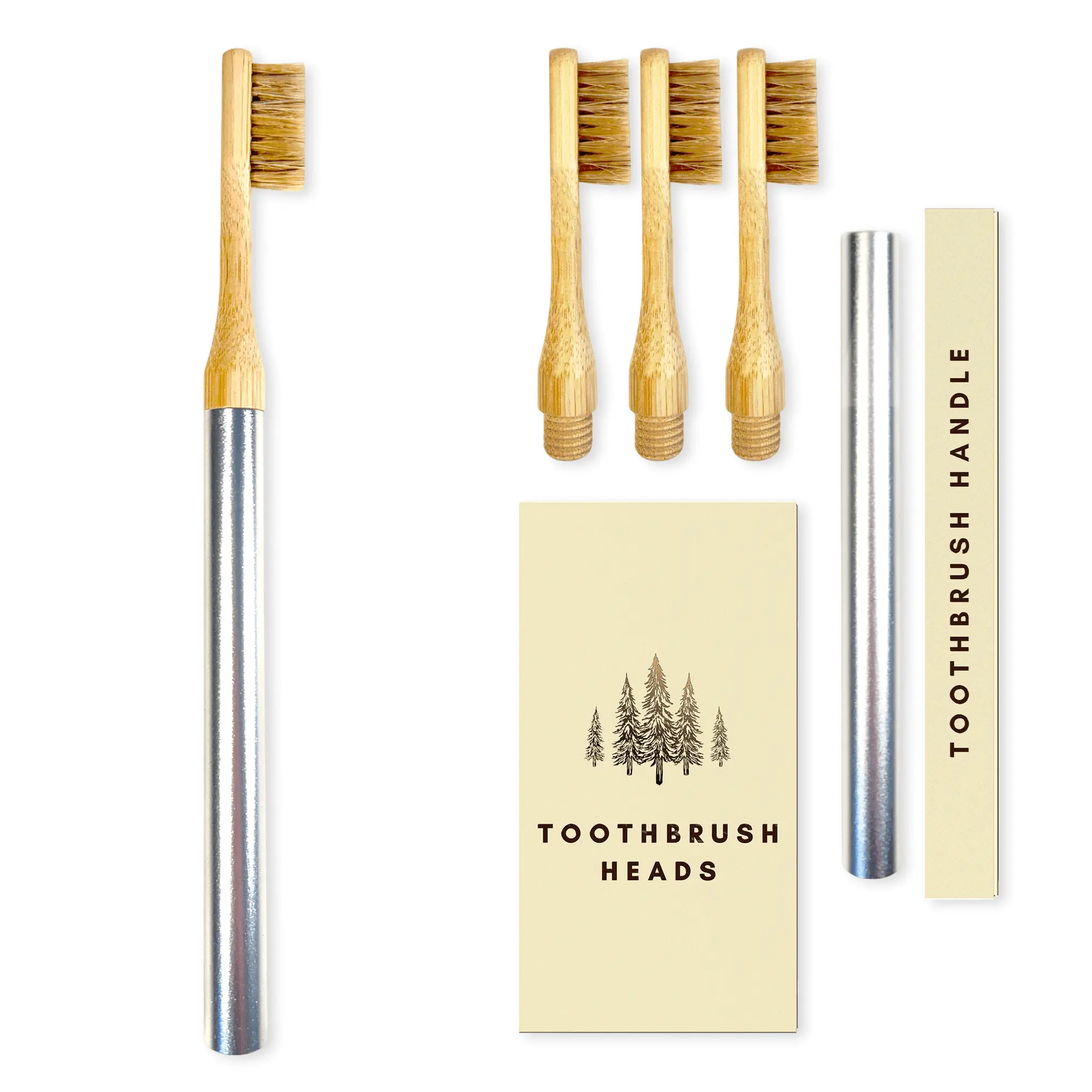 Boars Hair Toothbrush Kit