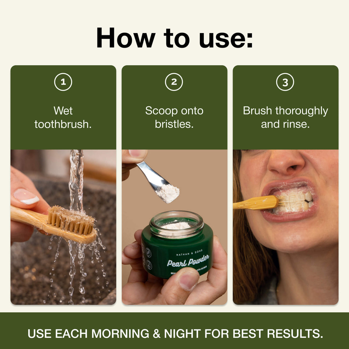 Pearl Powder Tooth Scrub